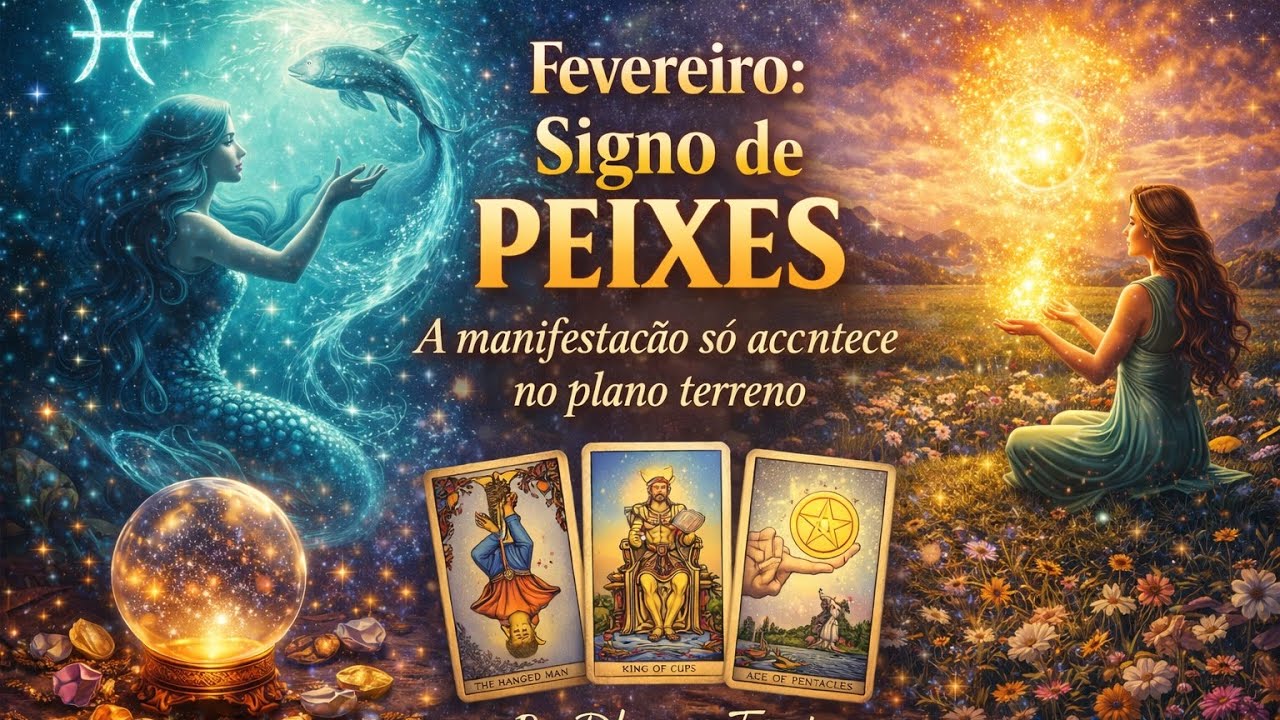 Fevereiro: ♓️ Peixes 🔮 Aprendendo a arte de manisfestar