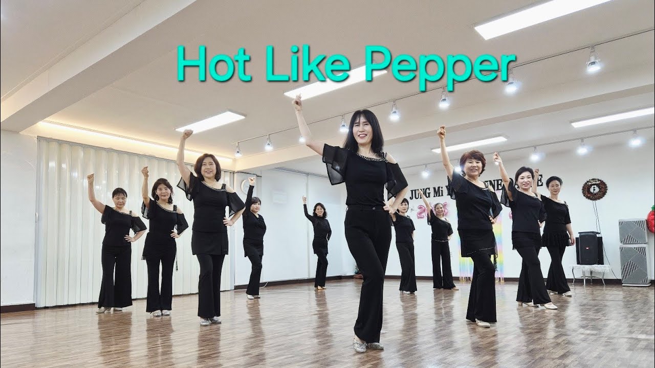 Hot Like Pepper Line Dance#정미영의라인댄스#화곡역3번출구#강서구라인댄스#나누리동호회#리뷰클래스#달빛라인동호회#아미고라인동호회