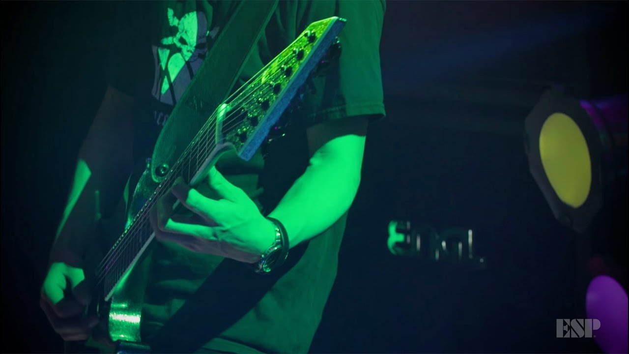 ESP Guitars: ESP E-II M-II 7B Baritone EverTune Live Performance Demo by Kazuki Tokaji