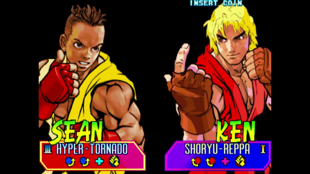 4th R  SEAN   Vs   KEN   715 606p !  MAME  Street Fighter III  New Generation 7 2 2018  3 56 47 πμ