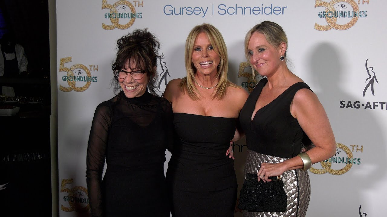 Mindy Sterling, Cheryl Hines, Annie Sertich attend The Groundlings' 50th Anniversary celebration