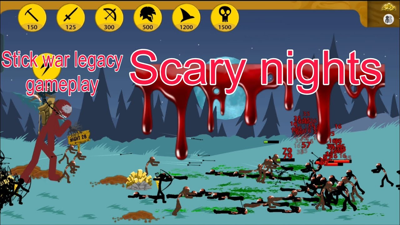 Endless deads 😈 Night 24 to 35 stick war legacy gameplay 🔥 [1080P 60FPS]