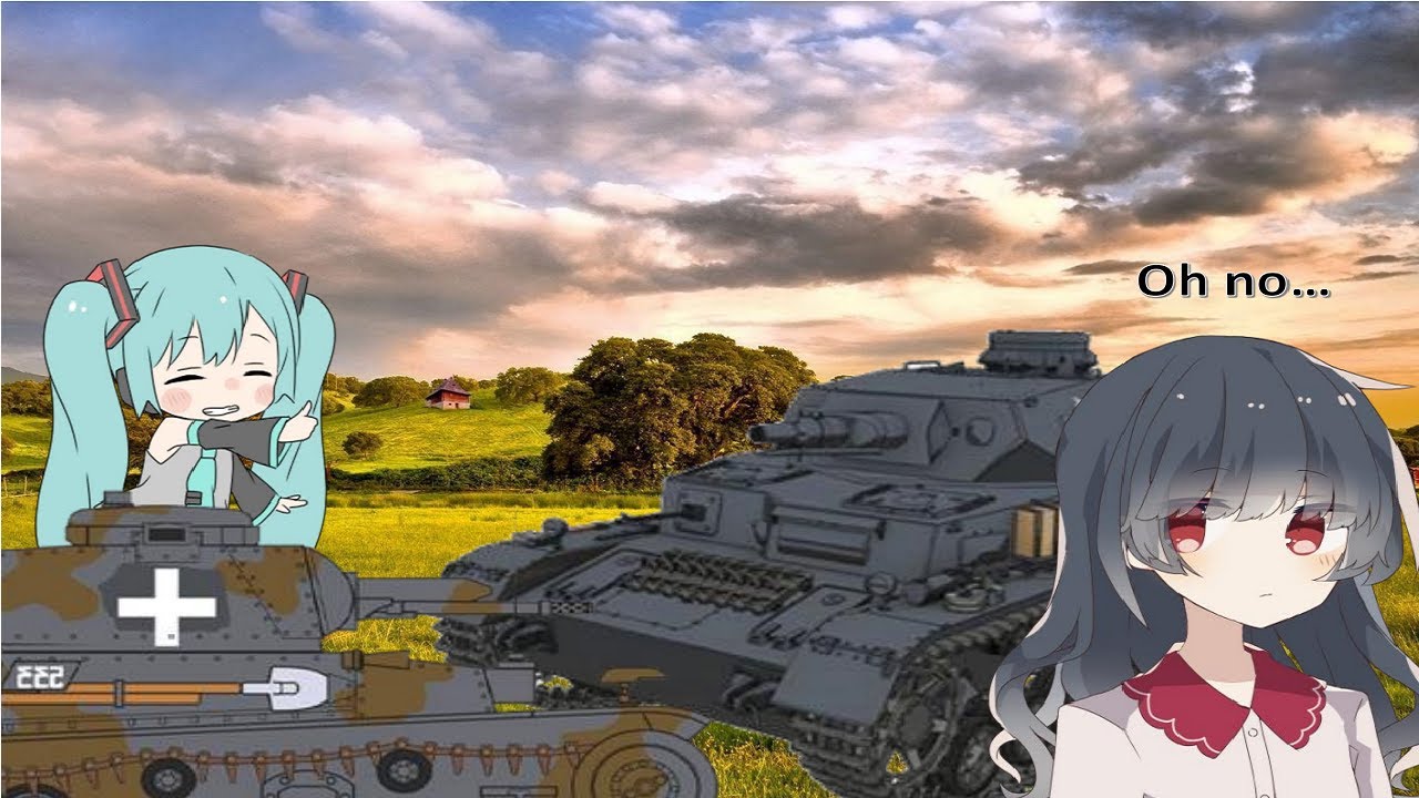 German girl tries Tanks in War Thunder