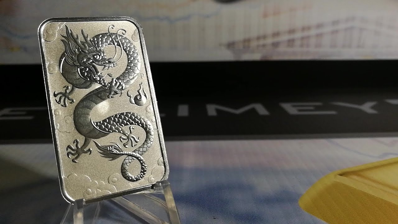 -- 2019 1oz Australia Silver bullion 9999 Dragon Coinbar review! --