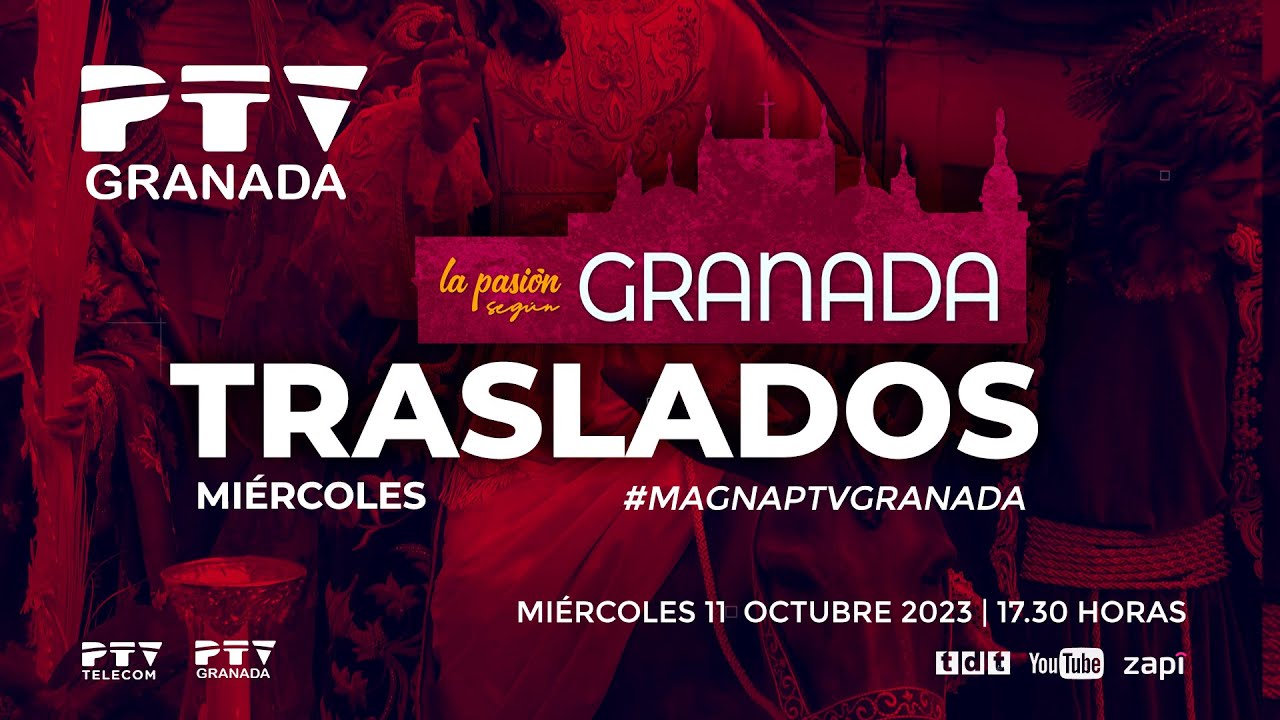 🟣 𝐓𝐑𝐀𝐒𝐋𝐀𝐃𝐎𝐒 𝐌𝐀𝐆𝐍𝐀 𝐏𝐑𝐎𝐂𝐄𝐒𝐈𝐎́𝐍 𝐆𝐑𝐀𝐍𝐀𝐃𝐀 ✠ La Pasión Según Granada | 11 oct 2023 | PTV Granada 🟣 DIRECTO