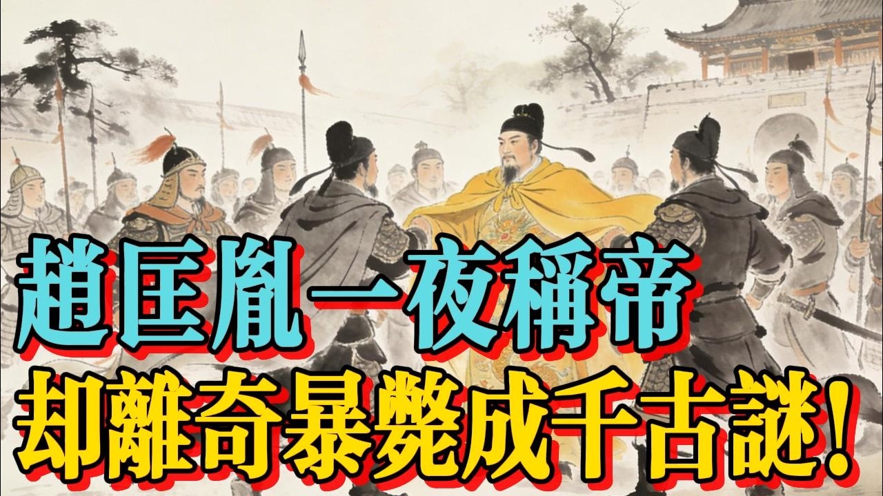 赵匡胤一夜稱帝，卻離奇暴斃成千古謎！