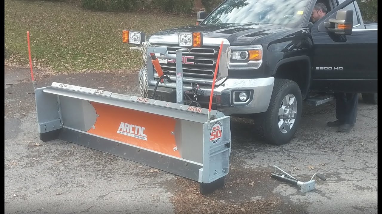 Removing & Re-installing Arctic Heavy Duty VAW Snowplow (Variable Attack Wing)