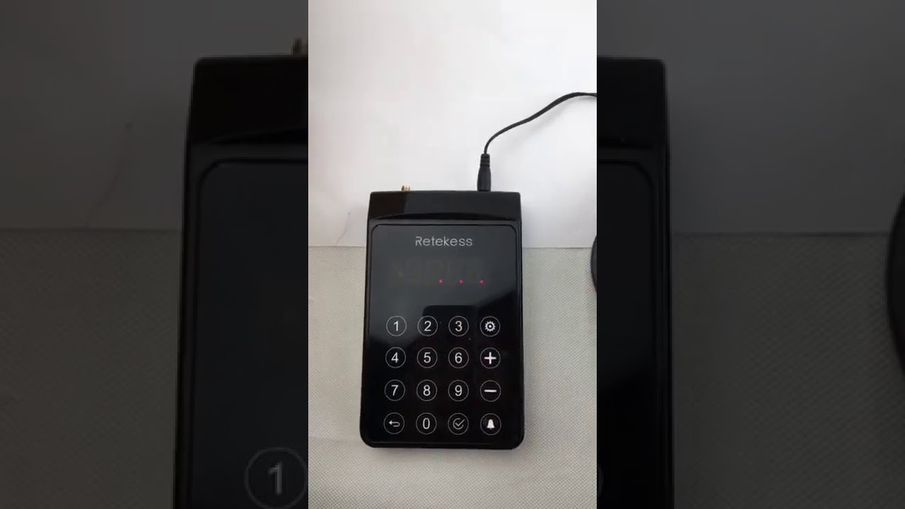 How to set pager ID of Retekess TD103 Coaster Paging System