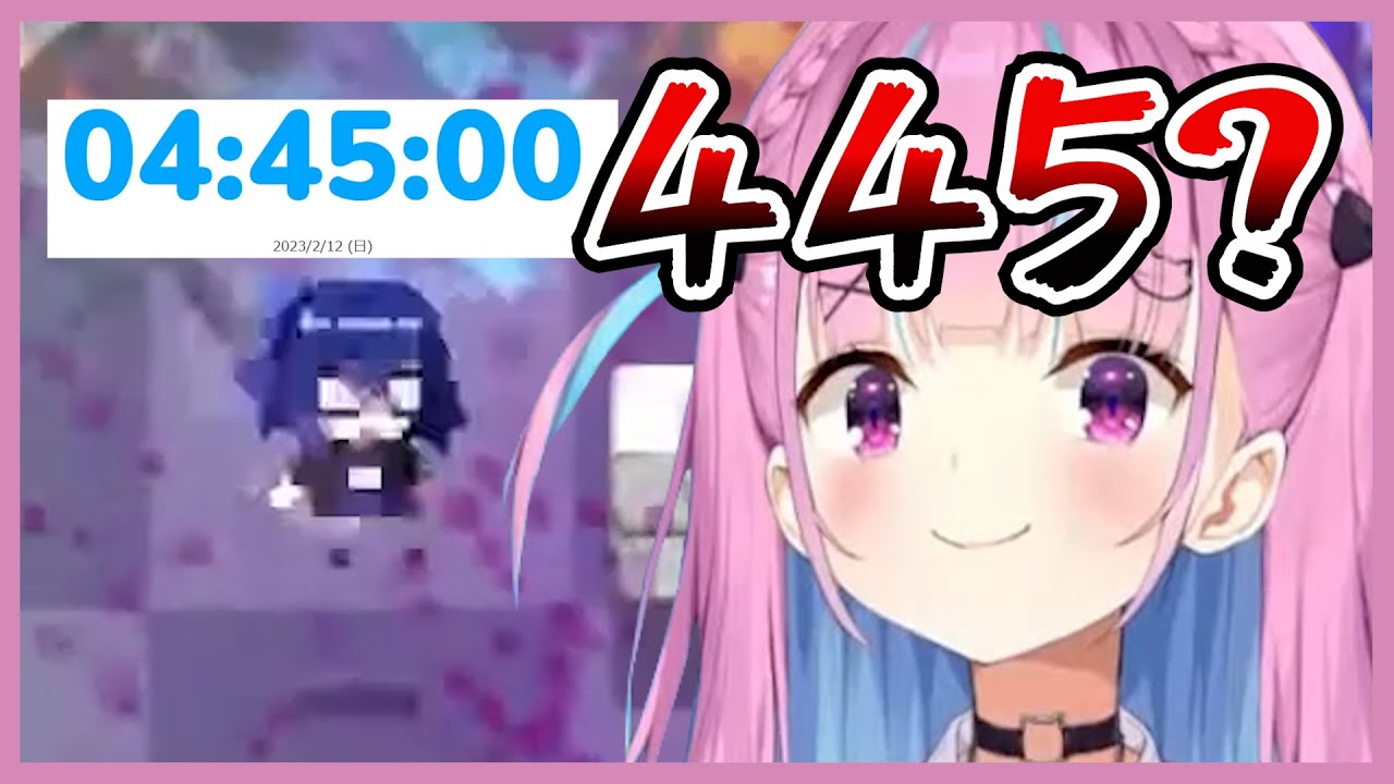 Aqua Just Couldn't Believe It When She Beat A-chan at 4:45AM! 【Hololive / Eng Sub】