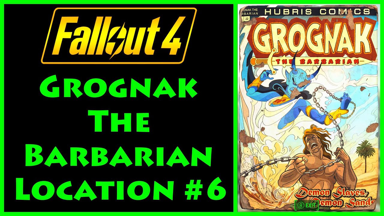 Fallout 4 - Grognak the Barbarian - Vault 81 - 4K Ultra HD