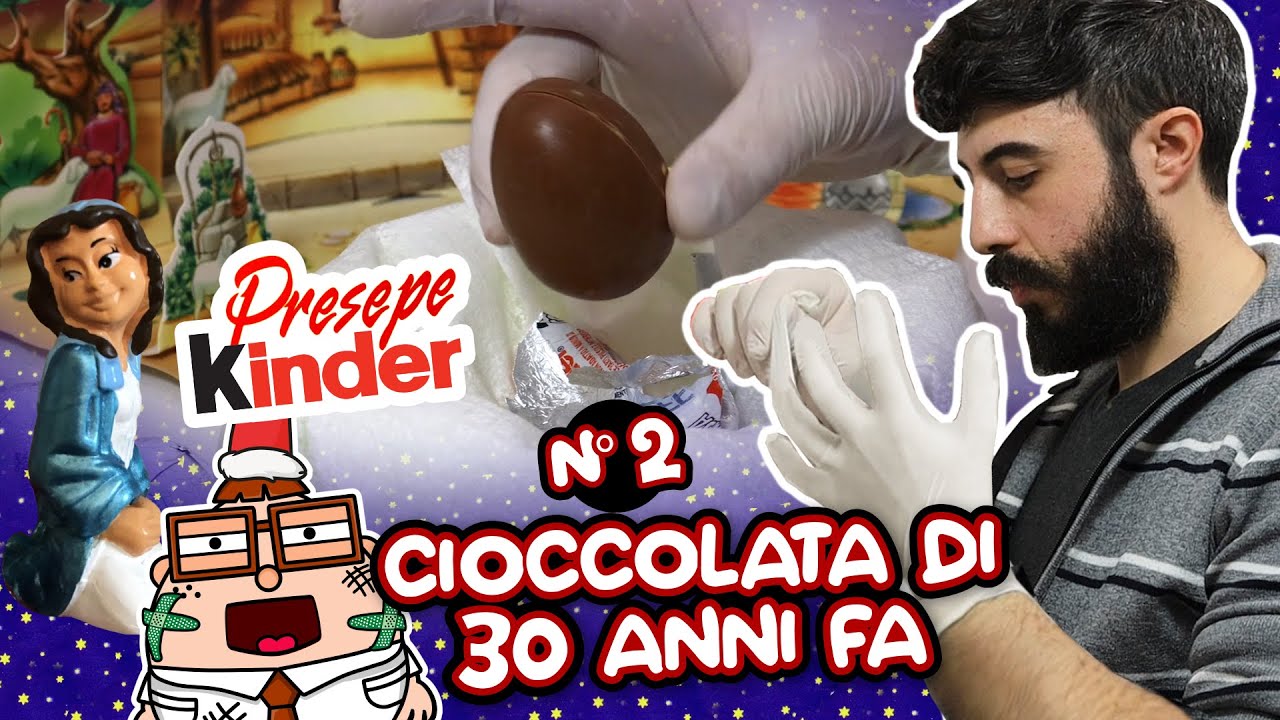 (Ep. 2) Dopo 27 anni scarto il Presepe di ovetti Kinder del 1997 (Cioccolata di 30 anni fa N° 2)