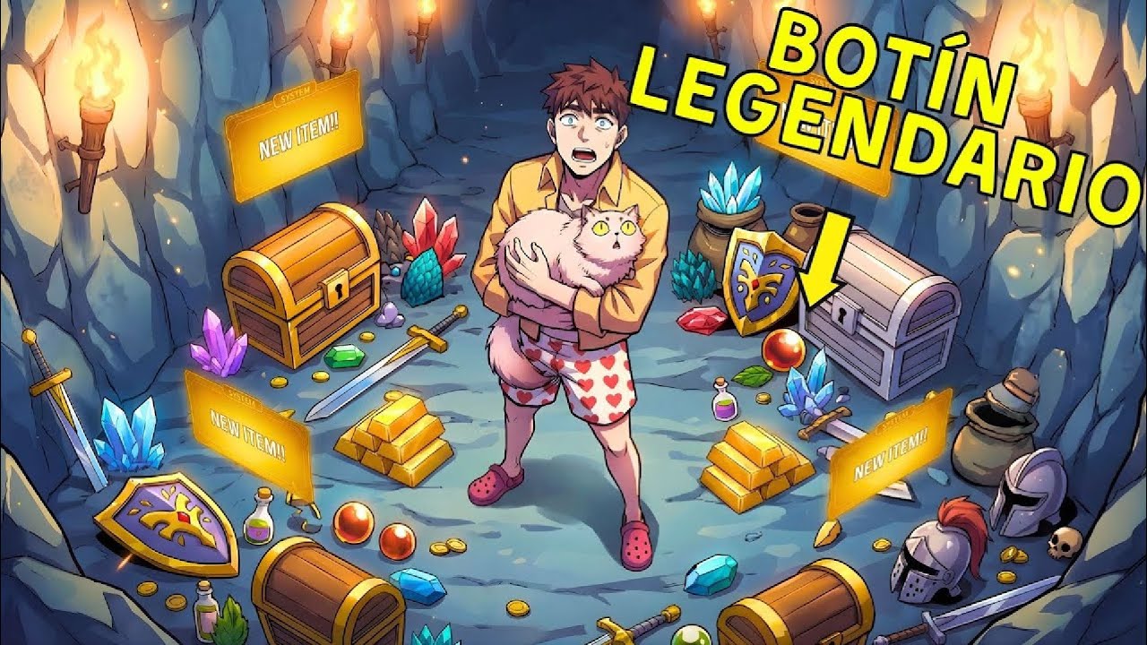 Entró mazmorra con un gato y obtuvo botín legendario | Resumen manhwa