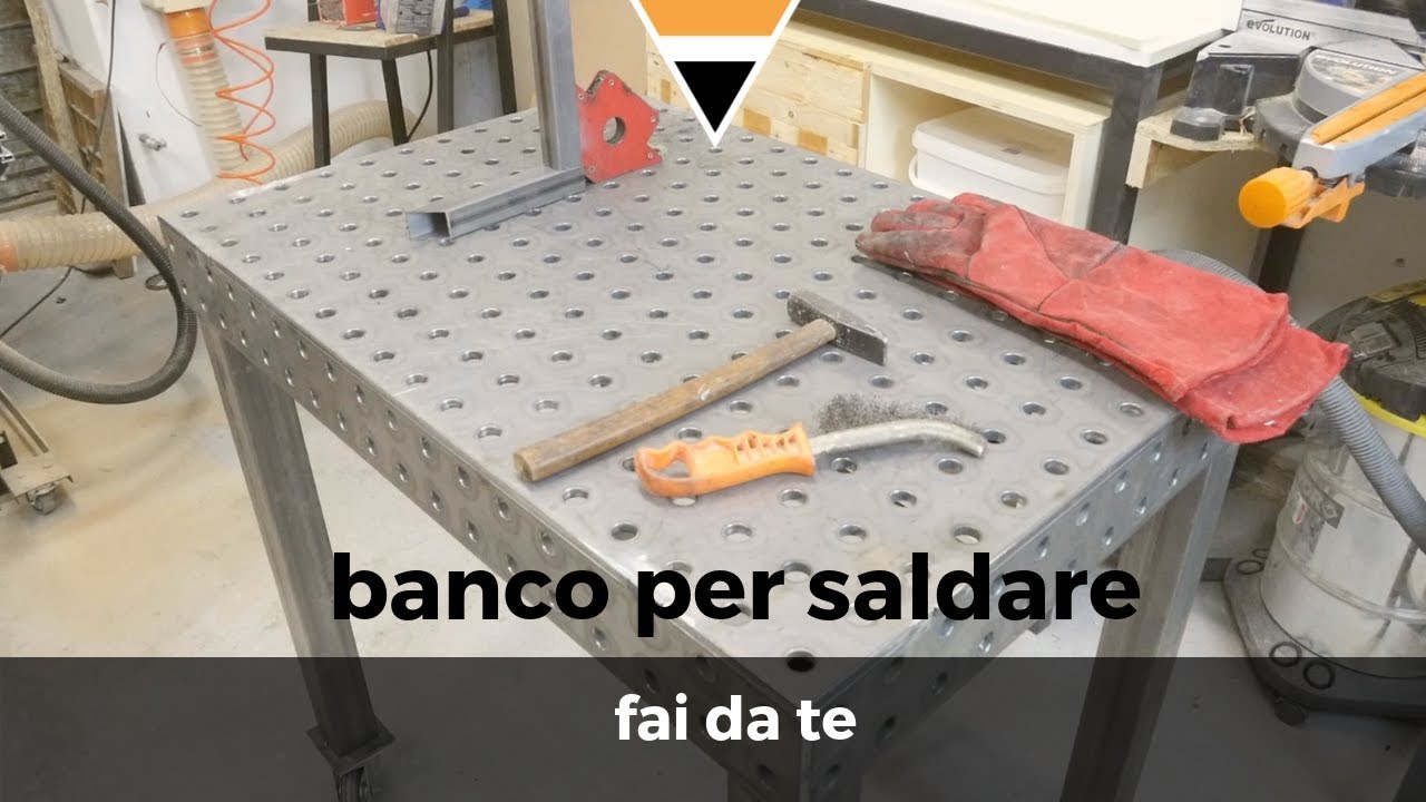 Banco per saldare fai da te con PDF da scaricare
