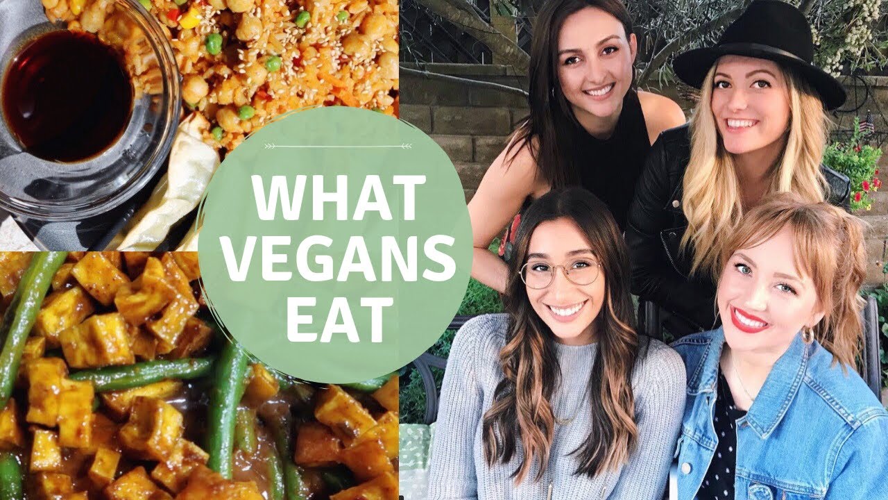 WHAT 4 VEGANS EAT IN A DAY!