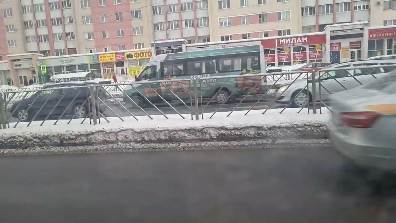 Могилёв. Поездка на БКМ 321 №134, маршрут №3