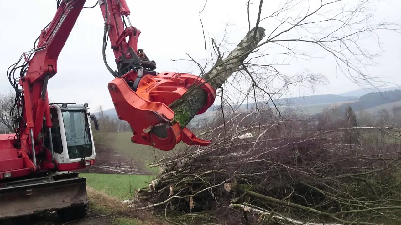 C350 Woodcracker bei der Energieholzernte 1