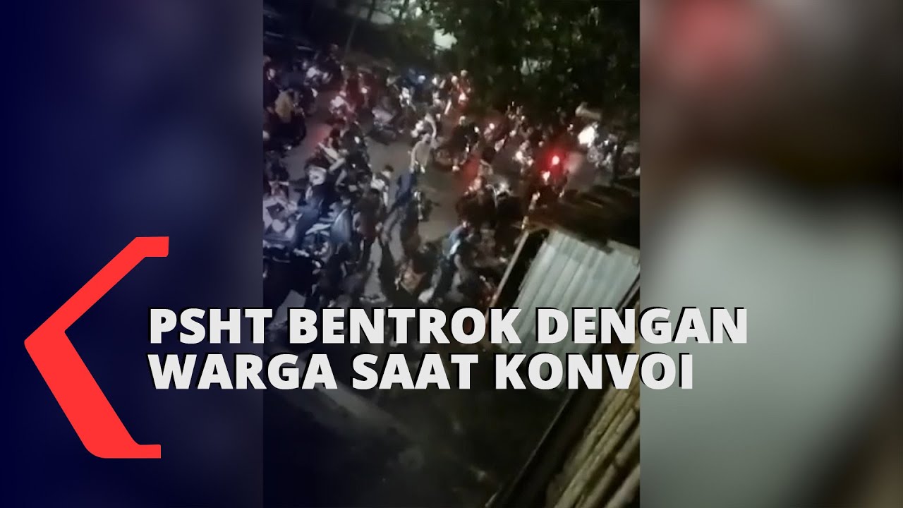 Pesilat Diduga PSHT Bentrok dengan Warga saat Konvoi di Malang