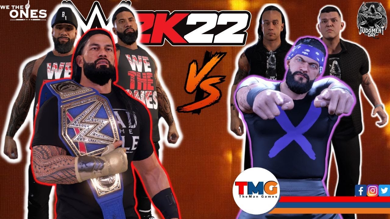 The Bloodline Vs The Judgment Day : WWE 2K22 Gameplay