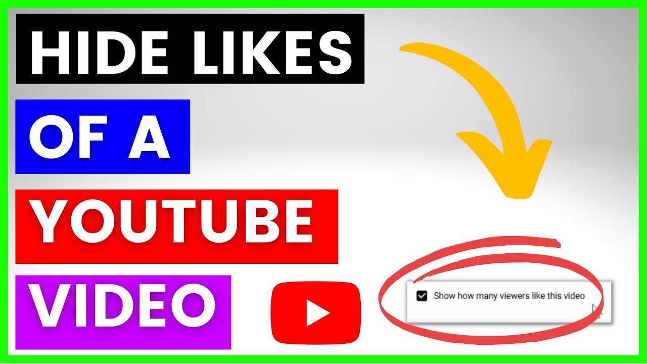 How To Hide Like Count Of A YouTube Video? [in 2025]