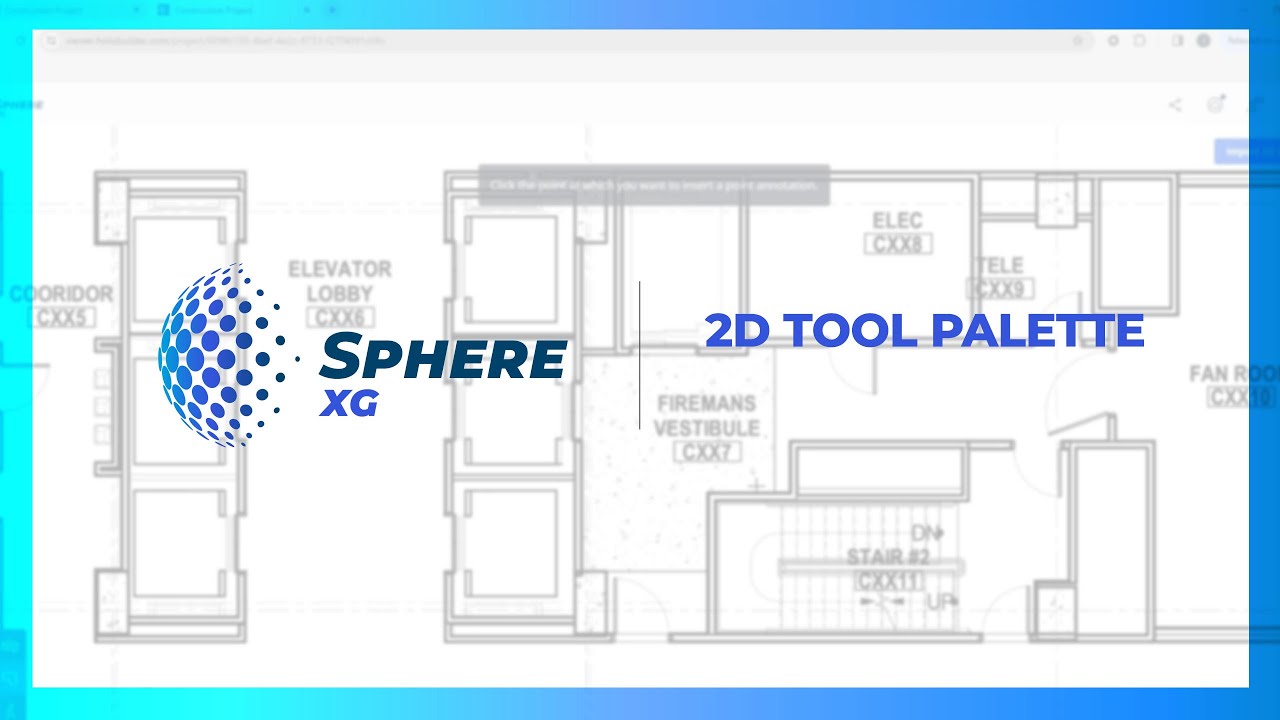 FARO Sphere XG - 2D Mode Tool Palette