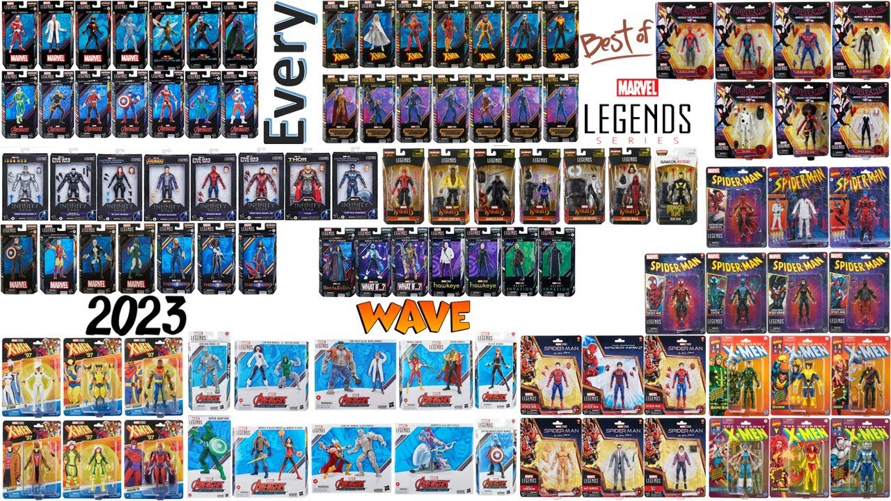 Every 2023 Wave - Marvel Legends Comparison List - plus Top 10 Best list