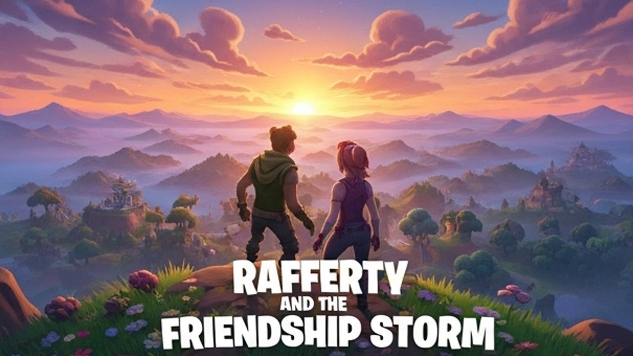 Bedtime Story for Kids: Rafferty & Skye's Gentle Adventure on Fortnite Island