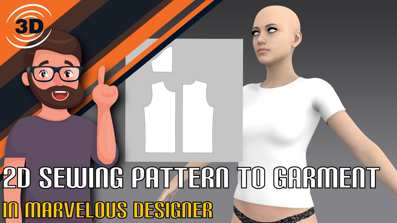 Using Sewing Patterns in Marvelous Designer
