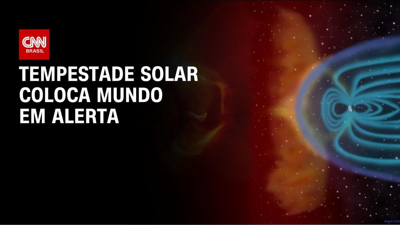 Poderosa tempestade solar coloca mundo em alerta nesta noite | LIVE CNN