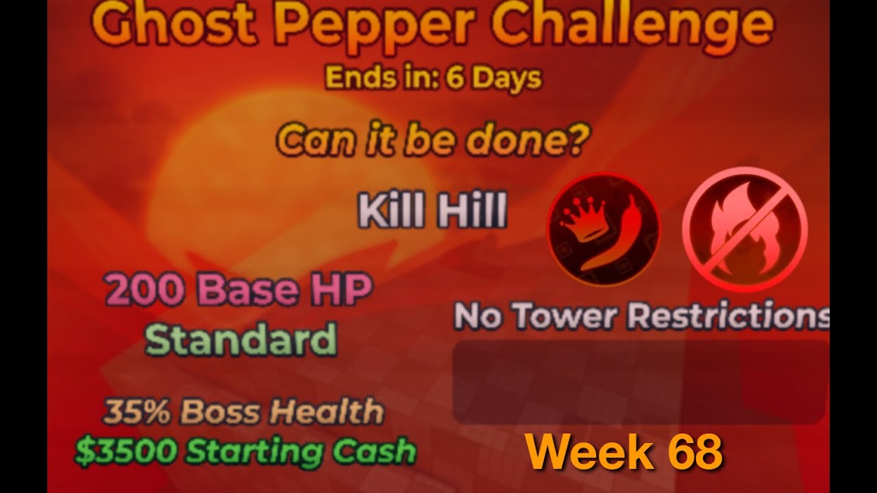 Ghost Pepper Week 68 Self Polaroid + Foreign Technology | Arena Tower Defense (ATD)