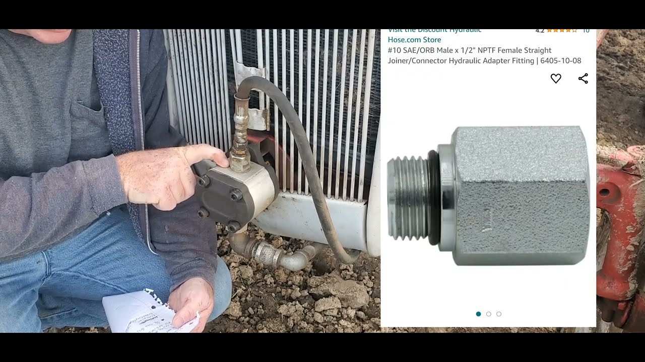 live Hydraulics on my Ford 8N tractor #farming #fordtractor #ford8n #parkinsons