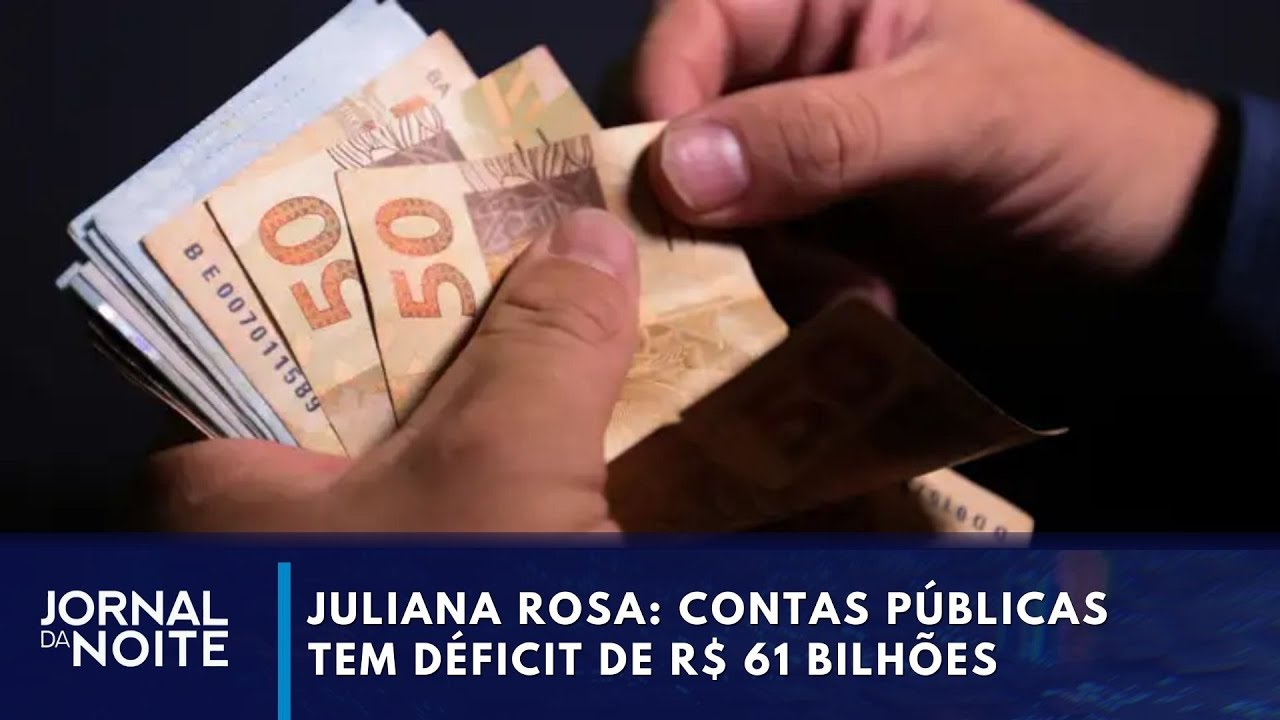 Juliana Rosa: contas p&uacute;blicas tem d&eacute;ficit de R$ 61 bilh&otilde;es | Jornal da Noite