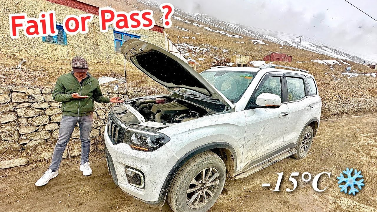 क्या Scorpio N Start हो पाएगी -15°C में ?? 😱 LIVE TEST | Winter Spiti - Part 6