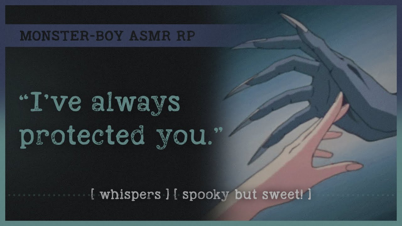 The monster under your bed helps you fall asleep (ASMR RP M4A) 💤 [whispers] [spooky but sweet!]