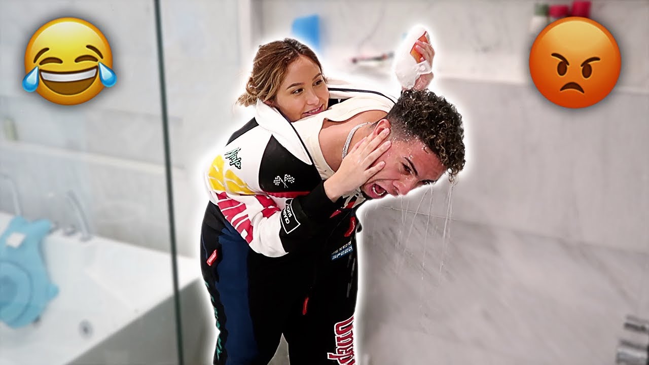 COUPLES STUCK TOGETHER CHALLENGE!!! **HILARIOUS**