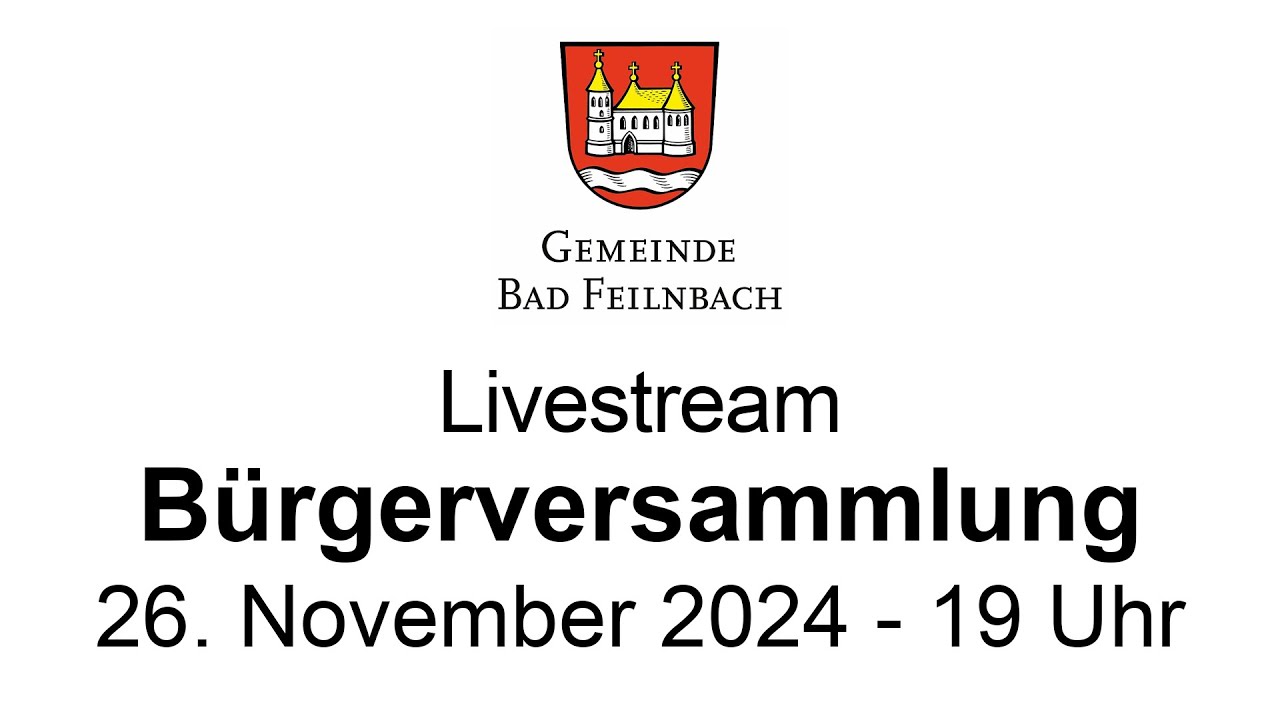 Bürgerversammlung 2024