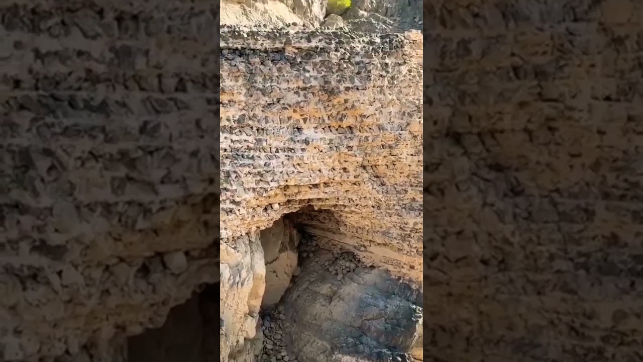 1400 year old dam made by Hazrat Muawiyah Bin Abu Sufyan in Wadi e Khanq #taif #saudiarabia #shorts