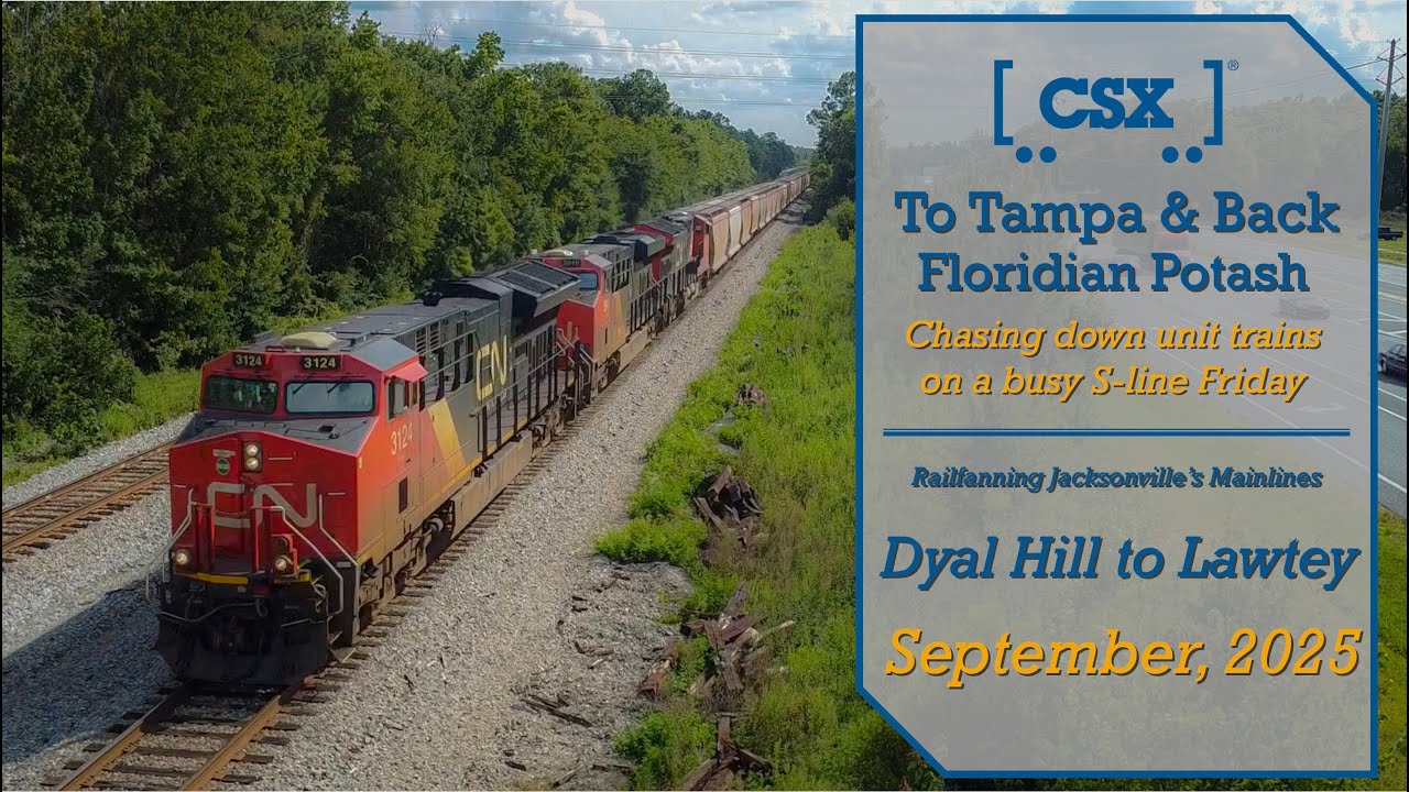 Potash to Tampa and Back - Railfanning the S-Line