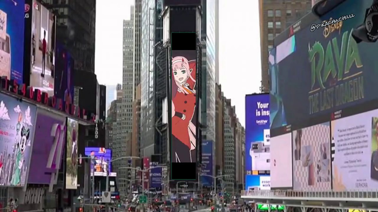 Zero Two Dancing in Time Square