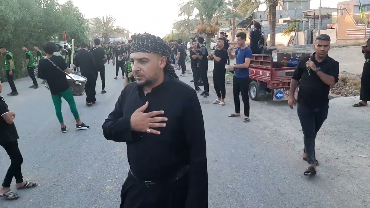 موكب عزاء زنجيل هيئة شباب المصطفى(ص) بمشاركة هيئة شباب محمد الصابر(ع) || قرية الحساوية || محرم 1445ه