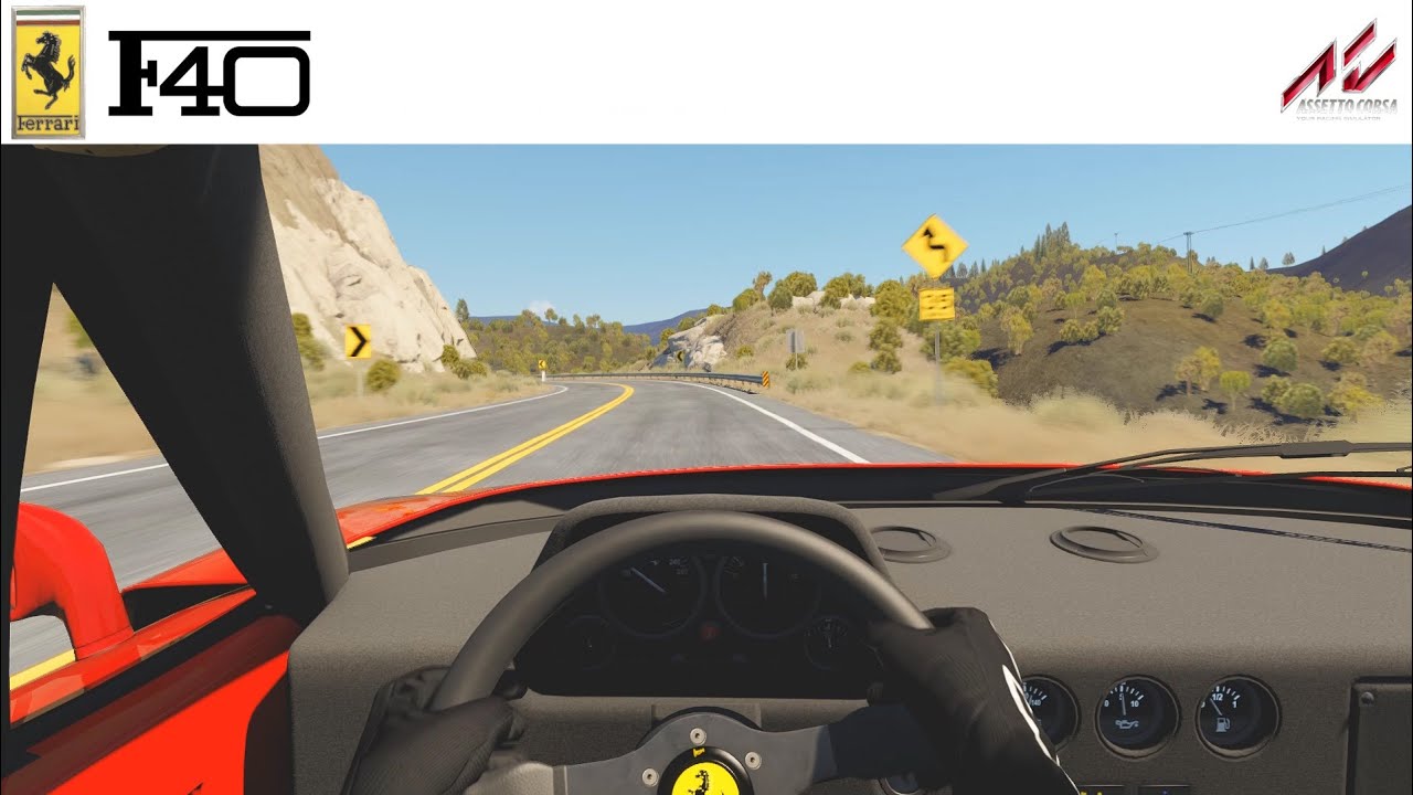 Ferrari F40 | Assetto Corsa | Cockpit View
