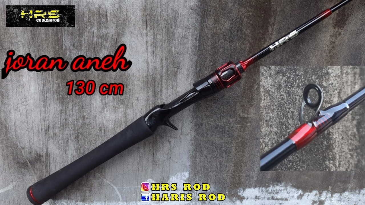 Custom rod, joran aneh BC 130cm, joran spesial manuver