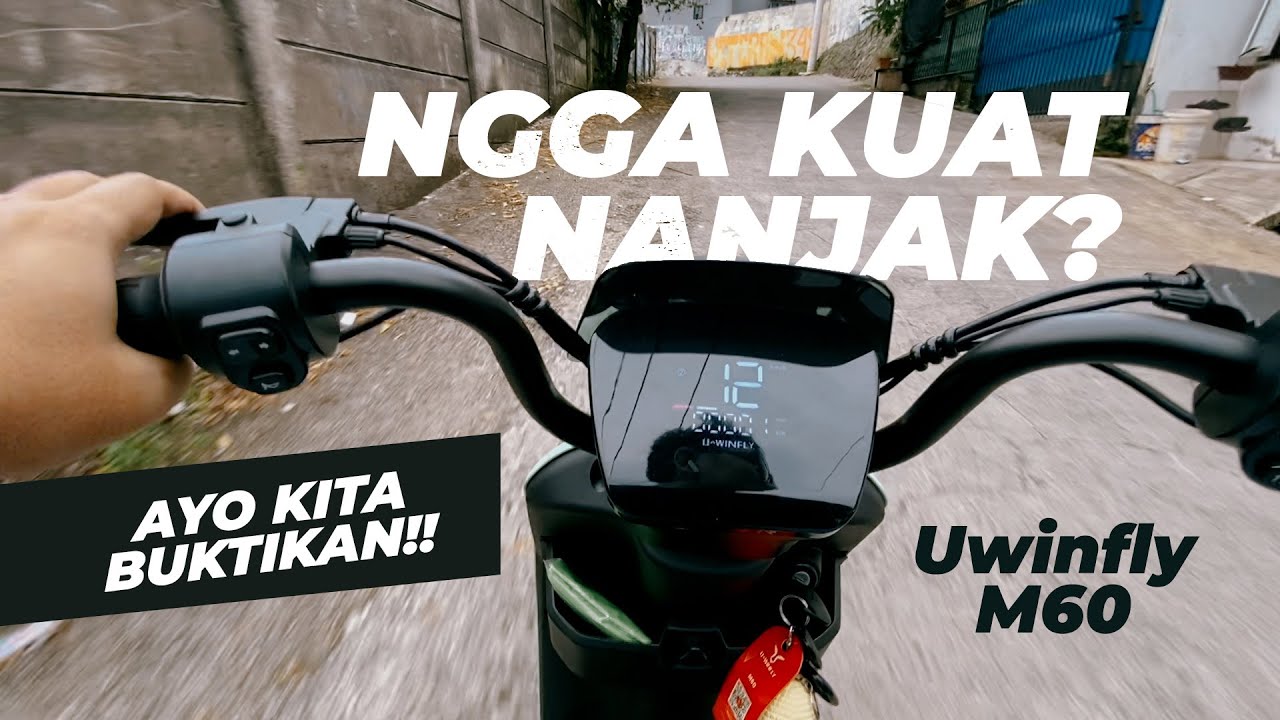 Sepeda Listrik ini Taklukkan Tanjakan | Uwinfly M60