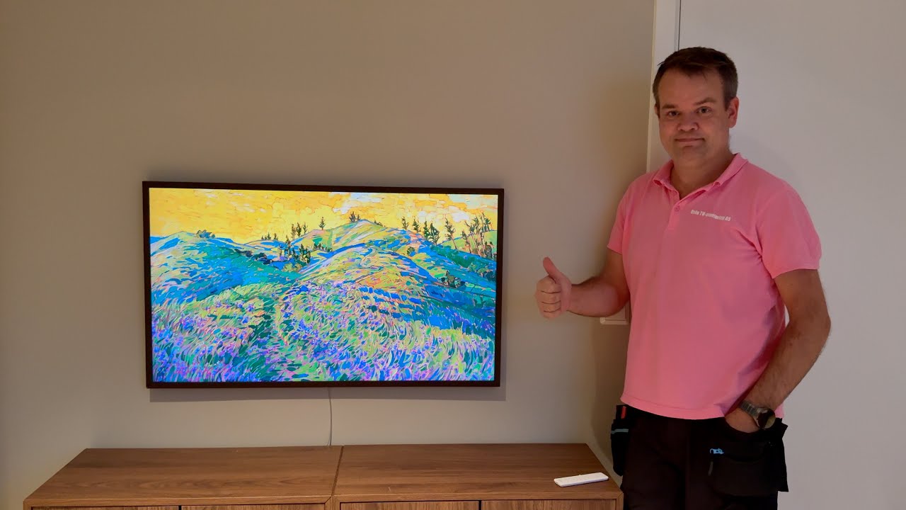2025 Samsung 43” The Frame 4K QLED unboxing and wall mounting