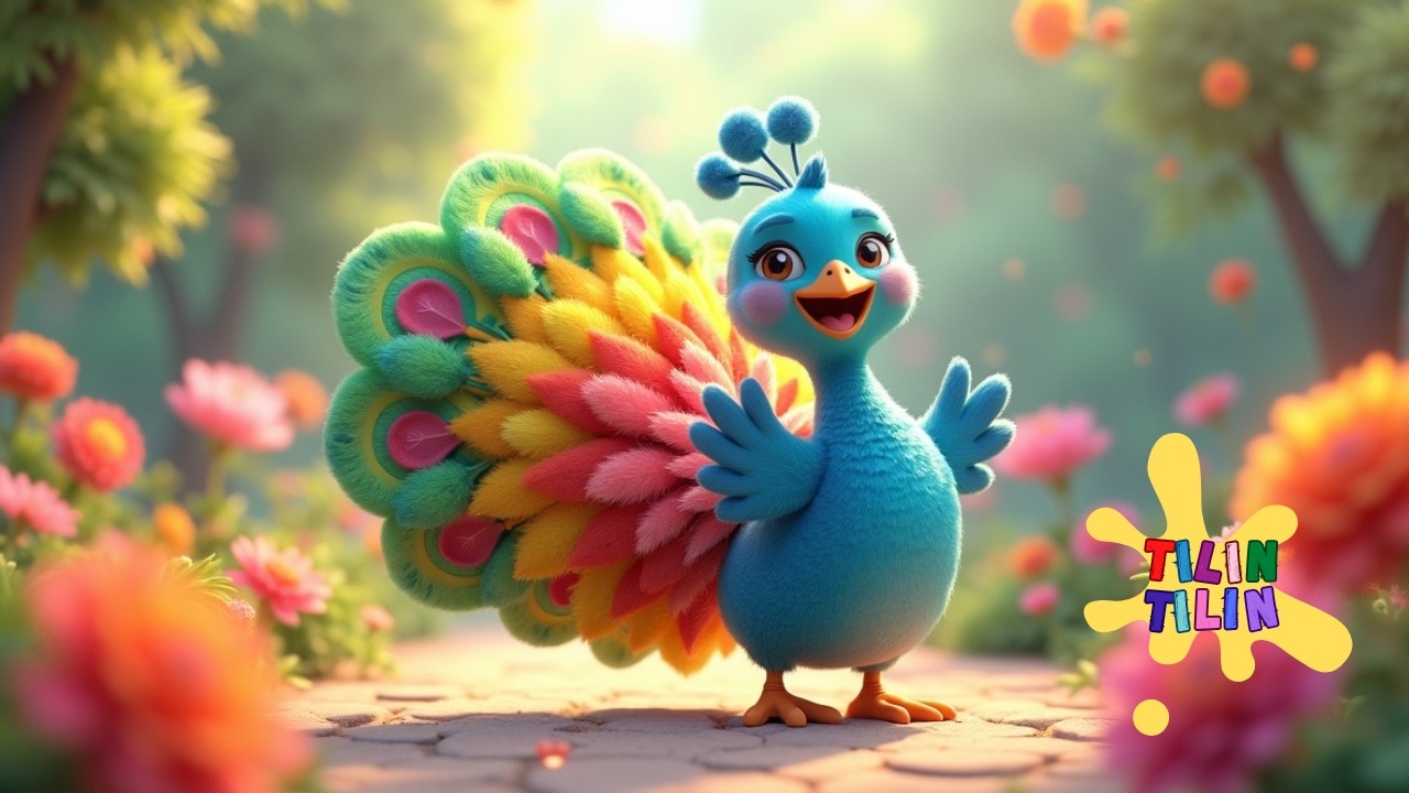 🎶🦚 Música Infantil | Pavão Colorido 🌈 Canções Infantis para Dançar