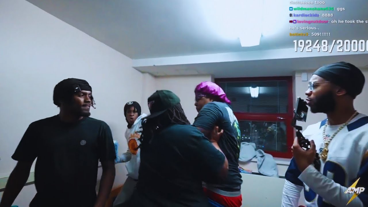 Agent Crashes Out On Streamers Who Stole From His Room (FULL ALTERCATION)