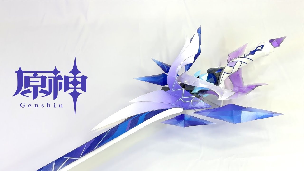 【原神】実寸大でスカークの武器『蒼耀』を制作/［ Genshin impact］Making Skirk's sword 