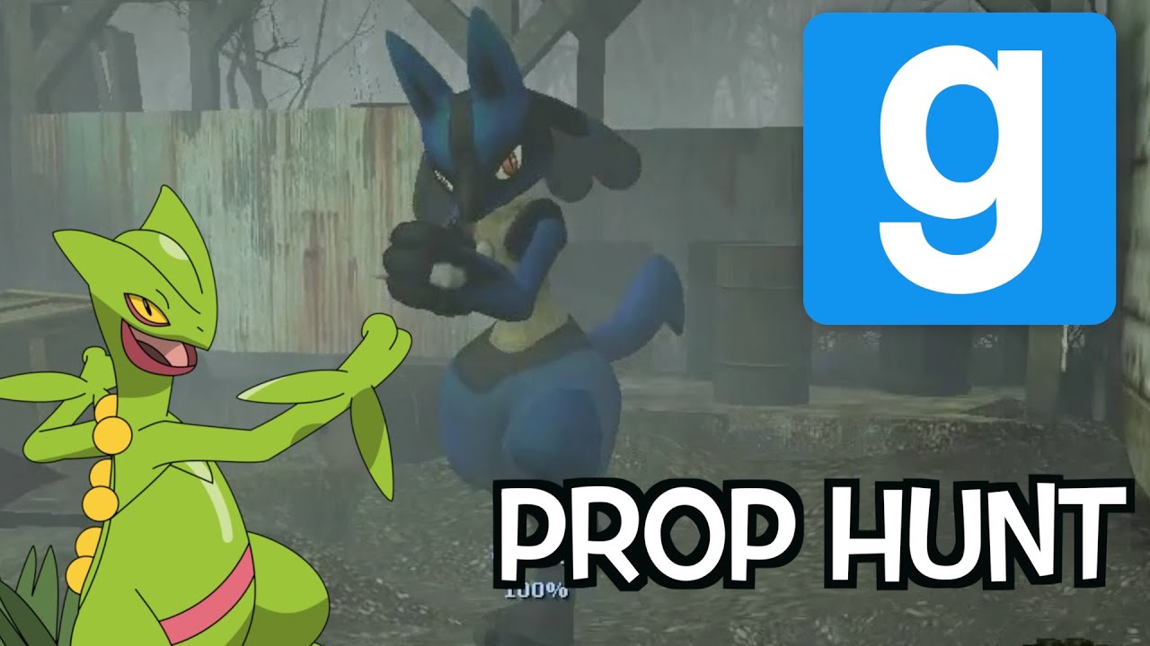 POKEMON TEAM HYPE! Garry's Mod Prop Hunt With The Fruitloops!