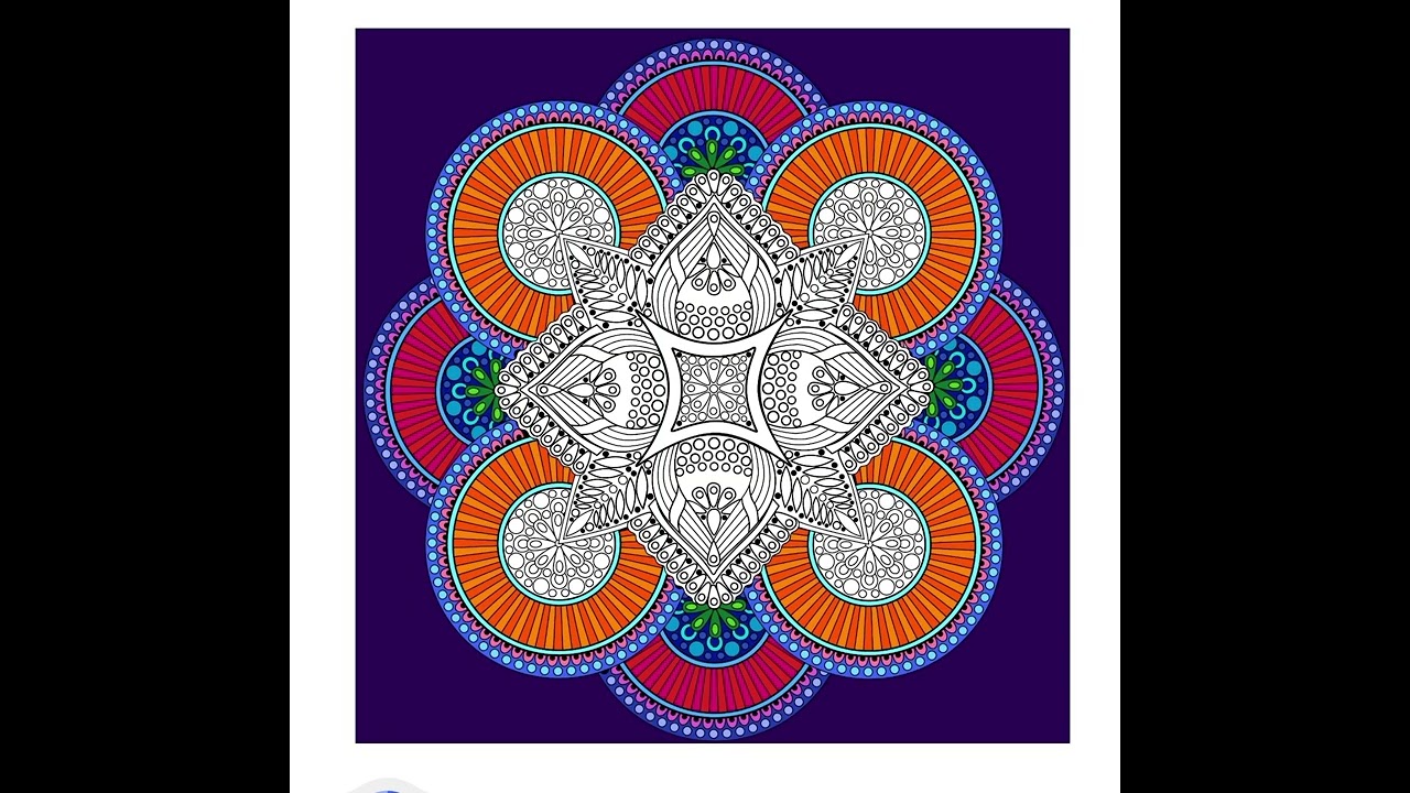 Soothing relaxing art for mind and soul