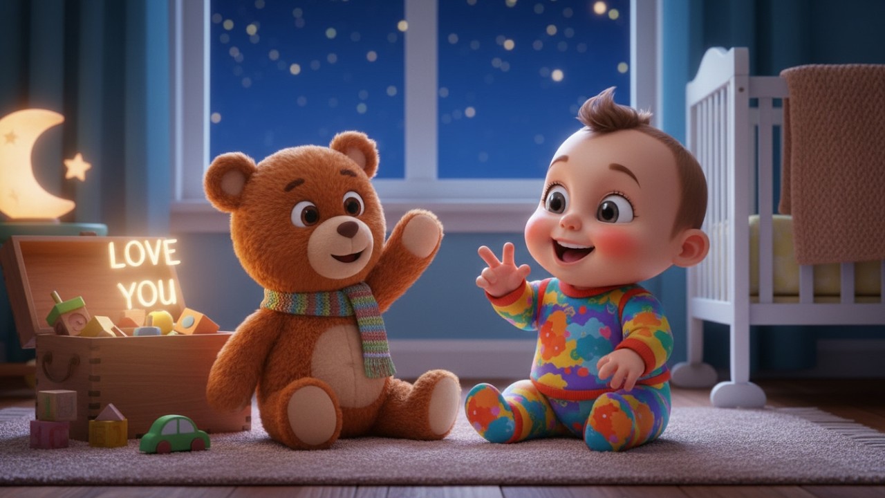 Sleepy Time Good Night Rhyme for Kids | Calming Bedtime Song | Popular Nursery Rhymes, Baby Songs