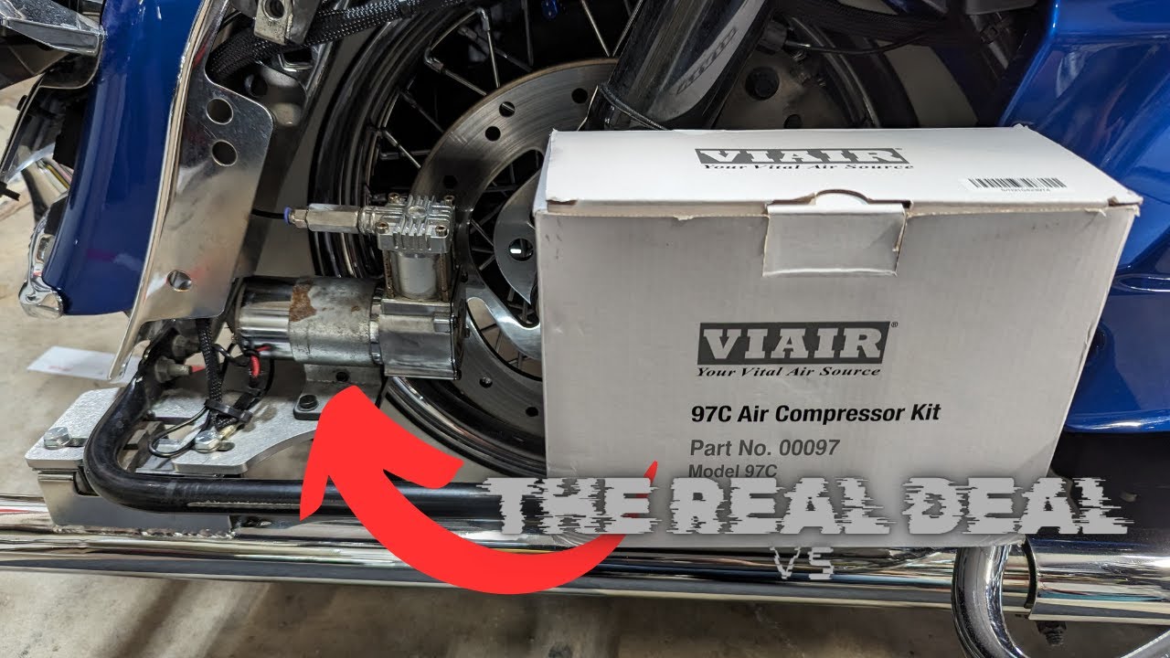 Road King Air Compressor swap - VIAIR